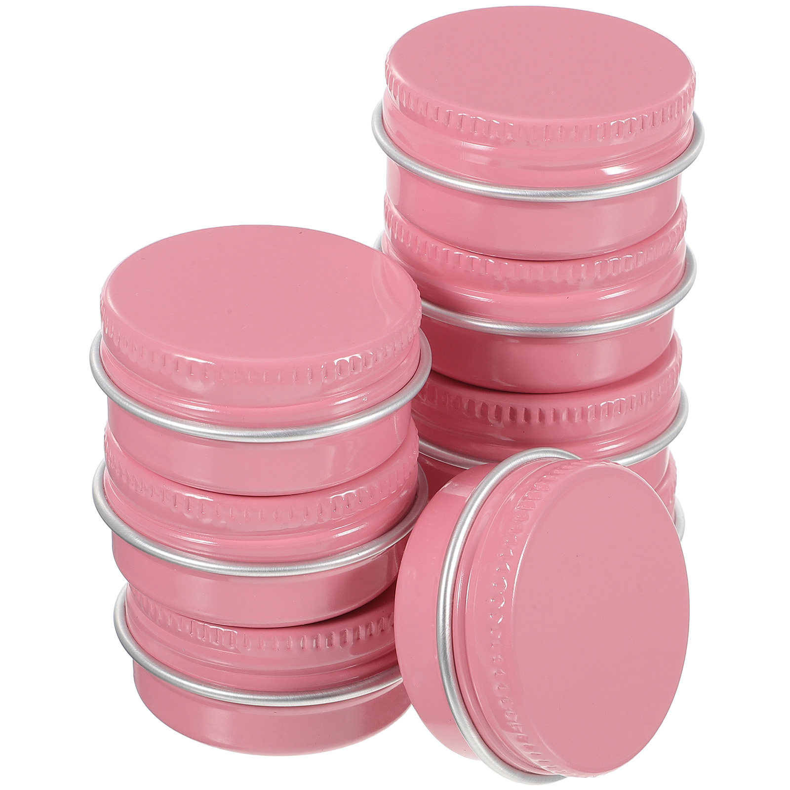 Lip Balm - 8 unidades de pequenas latas redondas