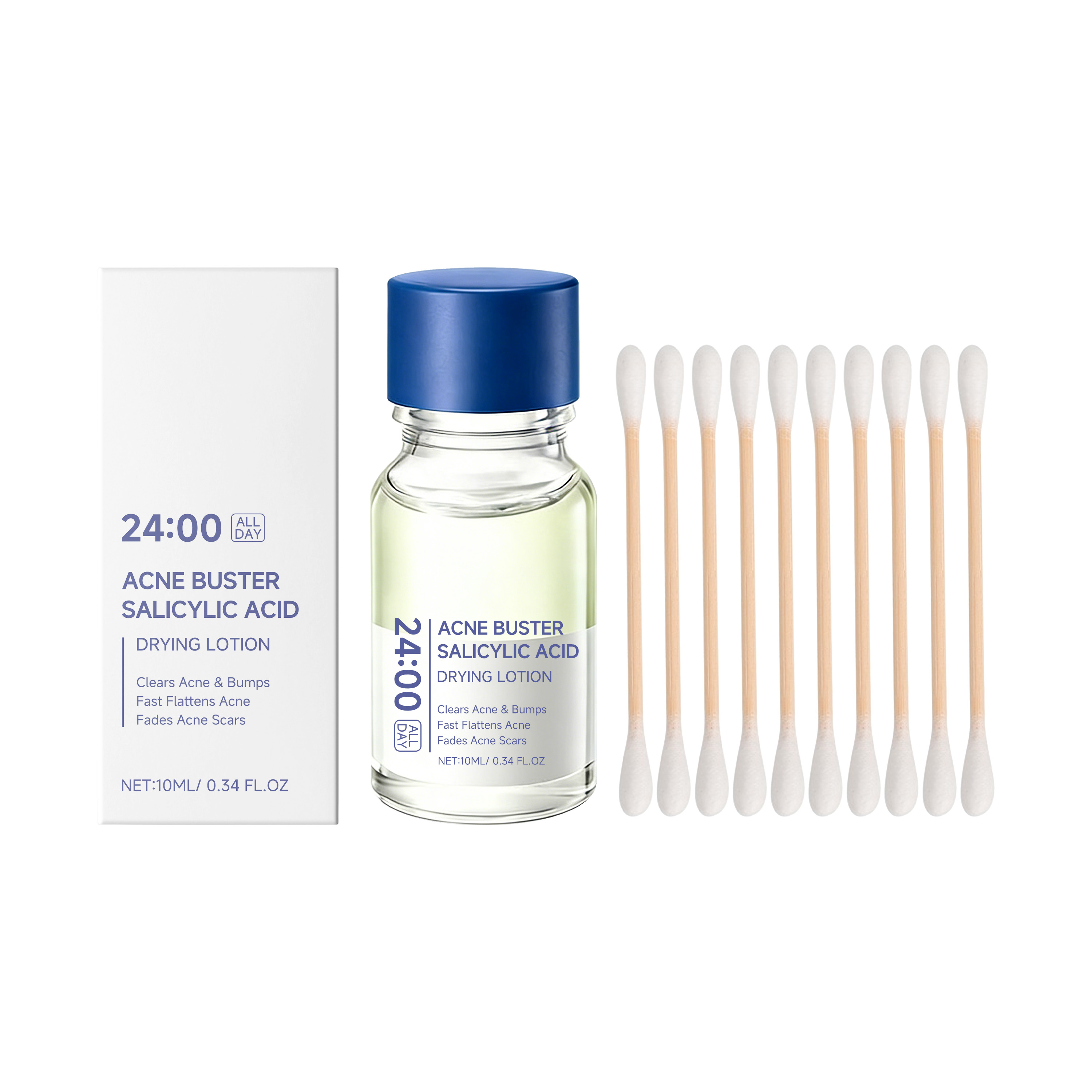 Face Moisturizer - Loção Secante com Ácido Salicílico e