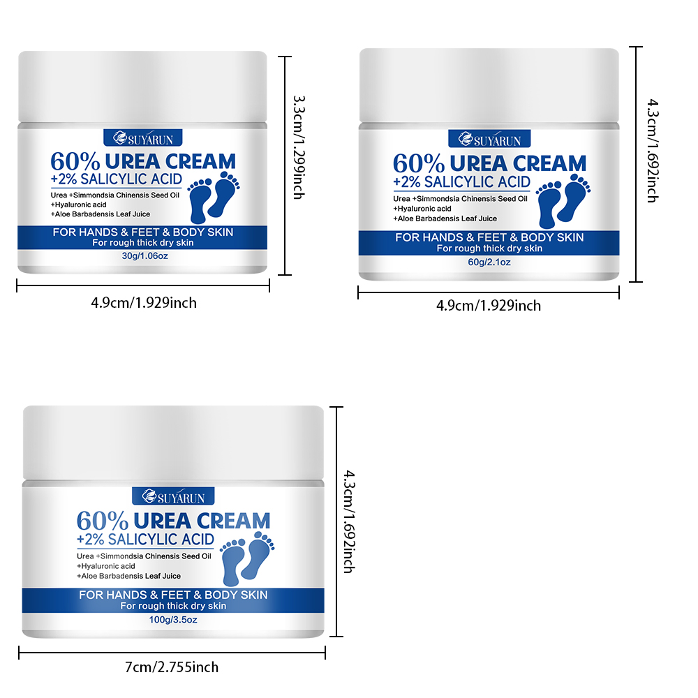 SUYARUN 60% Ureia + 2% Ácido S - Urea Foot Cream avaliação e preço