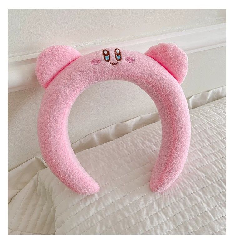 Adorável Tiara de Pelúcia Rosa - Cleanser Face avaliação e preço