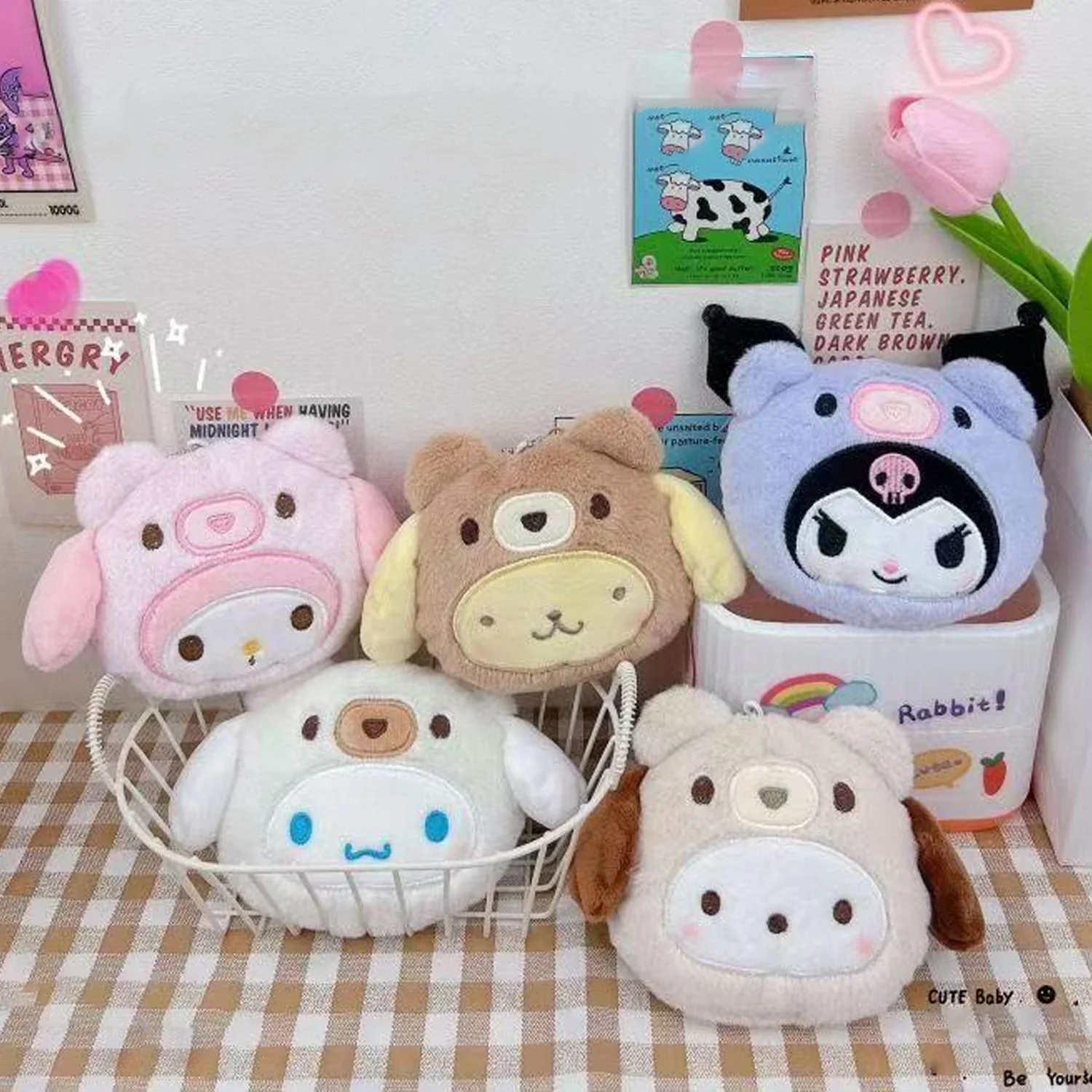 Bolsa de Moedas de Pelúcia, Pi - Lip Balm avaliação e preço